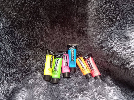 Neon UV Face Paint