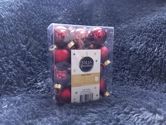 Rode Kerstballen Set